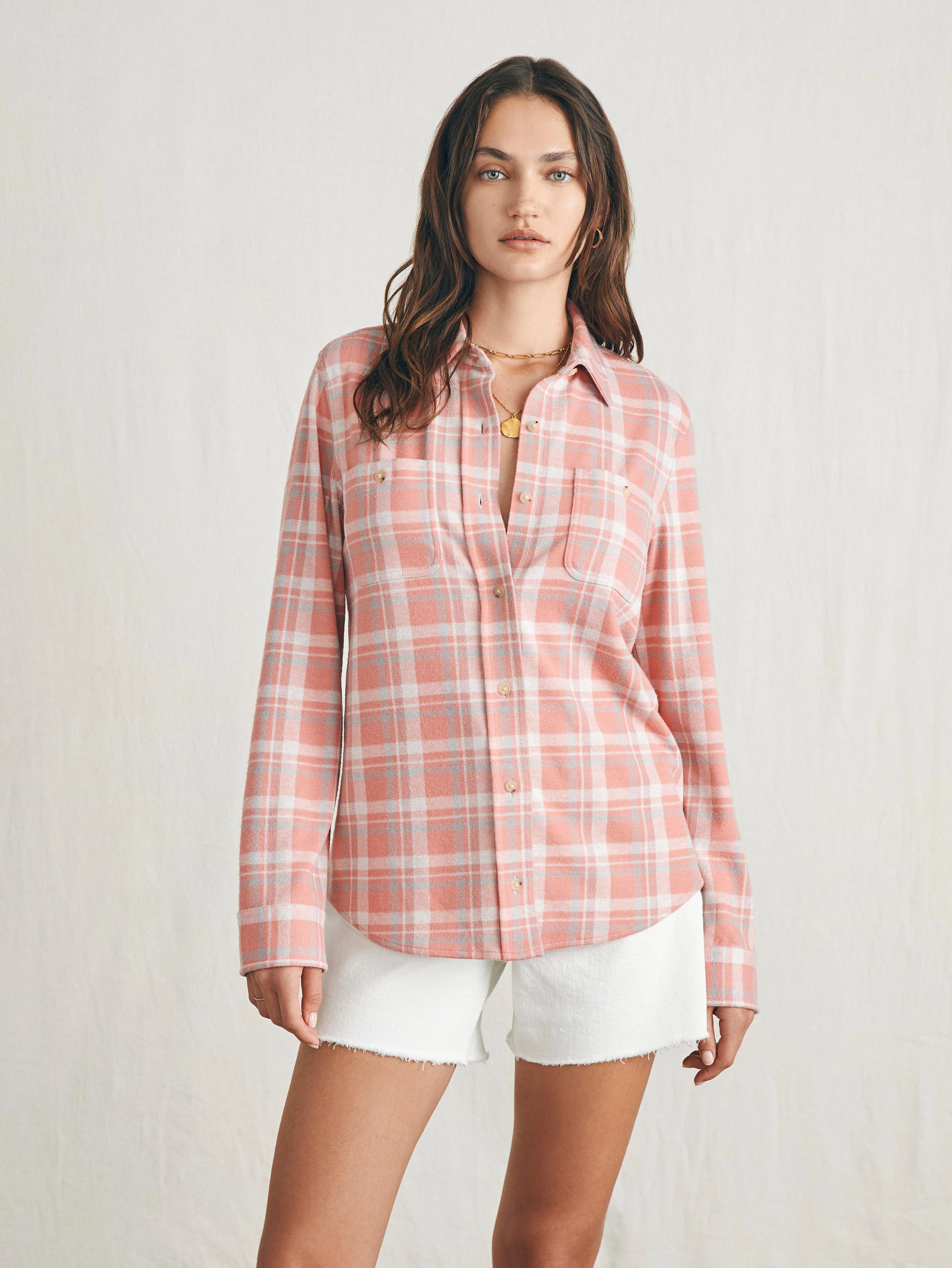 Legend Sweater Shirt - Cape Coral Plaid