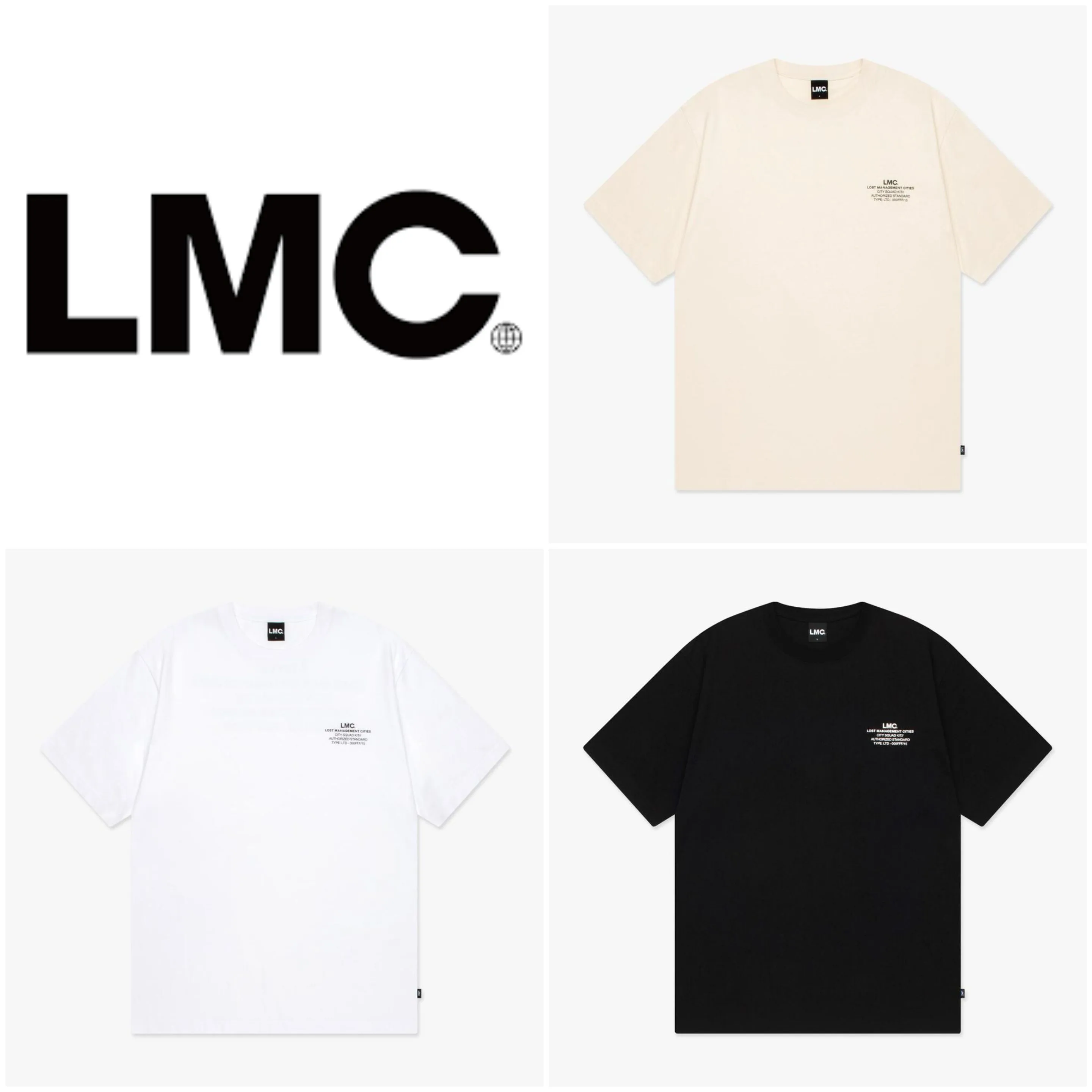 LMC  |Unisex Street Style Cotton Short Sleeves Logo T-Shirts