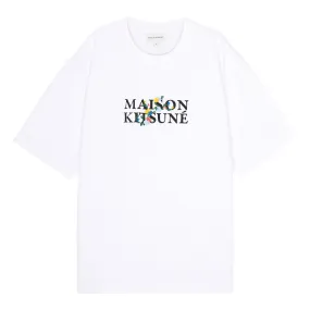 MAISON KITSUNE  |Street Style Cotton Short Sleeves Logo Designers T-Shirts