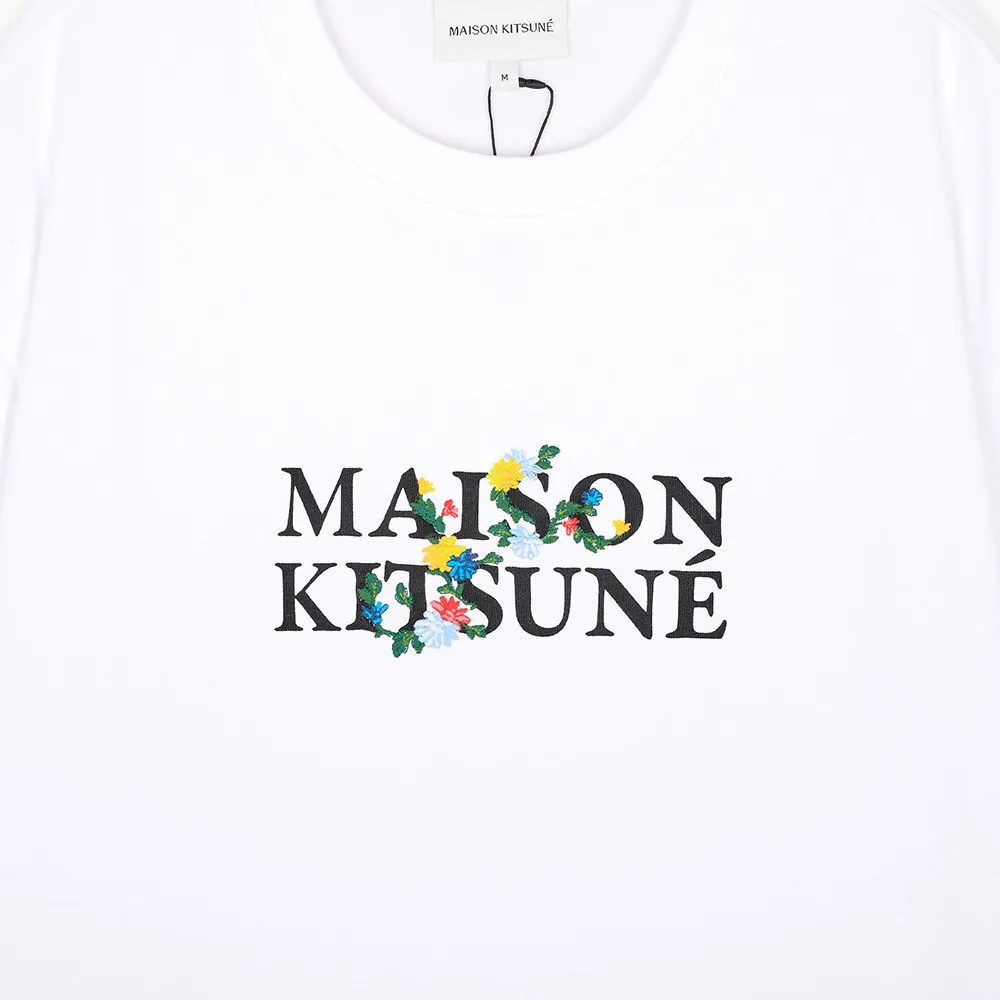 MAISON KITSUNE  |Street Style Cotton Short Sleeves Logo Designers T-Shirts