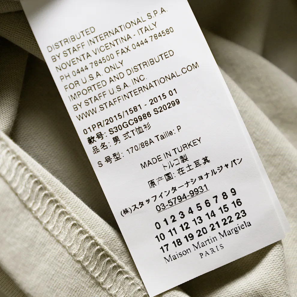 Maison Margiela  |Street Style Cotton Logo Designers T-Shirts