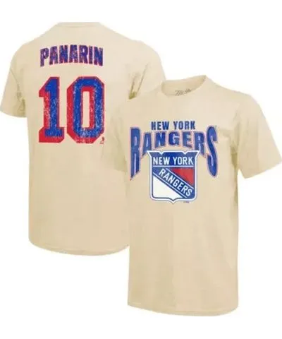 Majestic Threads Men's NHL Artemi Panarin New York Rangers Dynasty Name & Number Tri-Blend T-Shirt