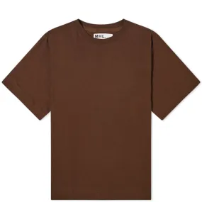 MHL. by Margaret Howell Basic T-ShirtChestnut