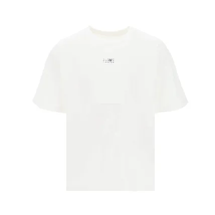 MM6 Maison Margiela  |Unisex Plain Cotton Short Sleeves Logo T-Shirts