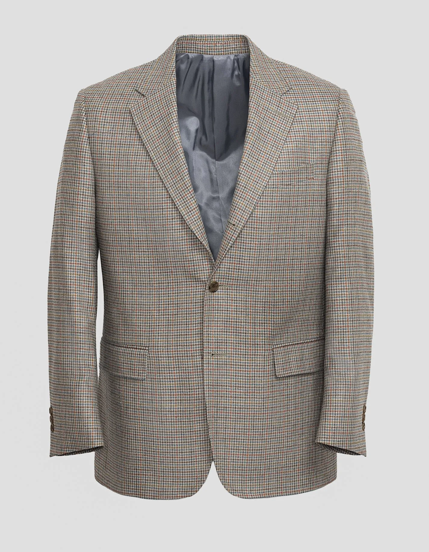 MULTICOLOR GRAY CHECK SPORT COAT