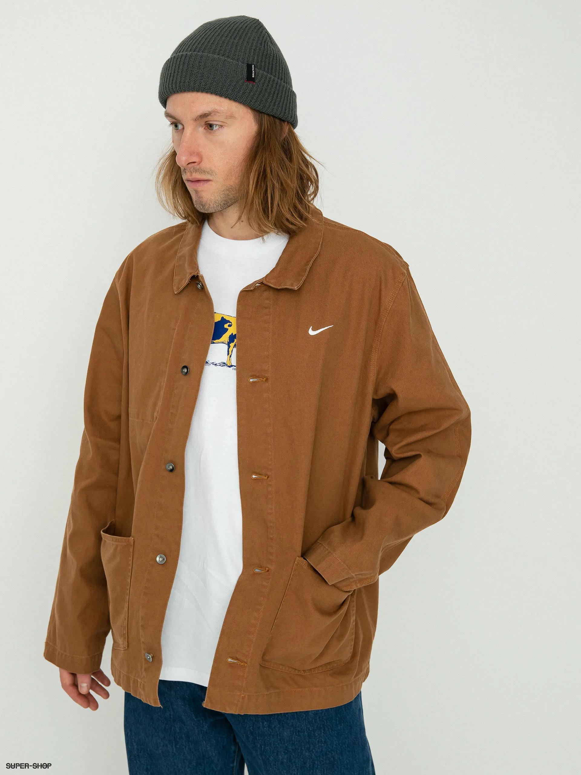 Nike SB NL Chore Coat Jacket (ale brown/white)