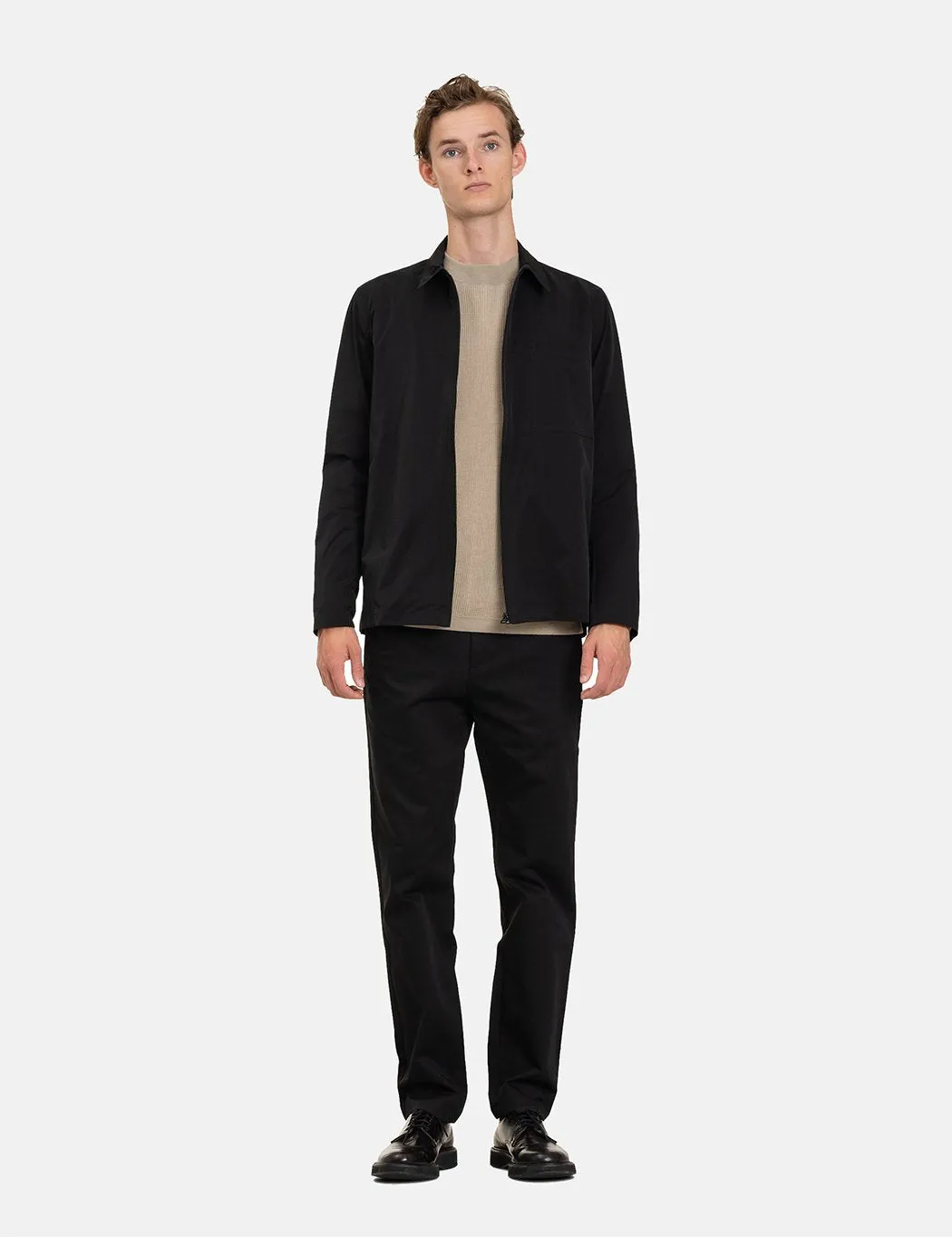 Norse Projects Jens Zip Packable Jacket - Black