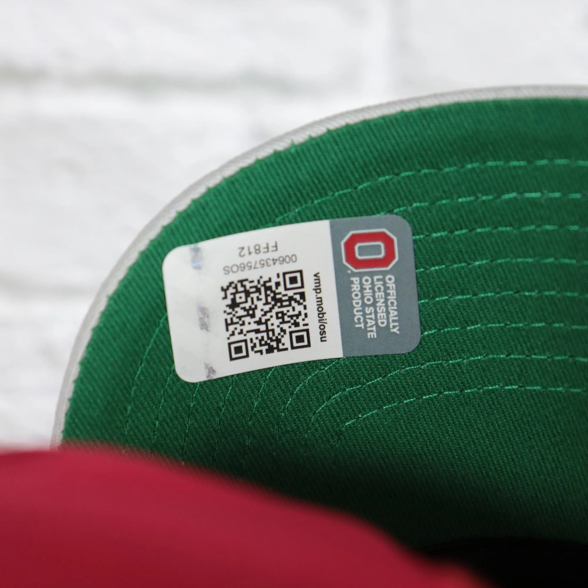 Ohio State Buckeyes NCAA Team 2 Tone 2.0 Green bottom | Red/Dark Grey Dad Hat