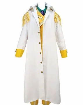 One Piece Borsalino White Costume Coat | Ujackets.com - 45%OFF