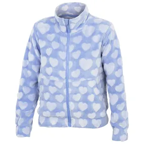 Pistachio Girls' Embossed Plush Jacket