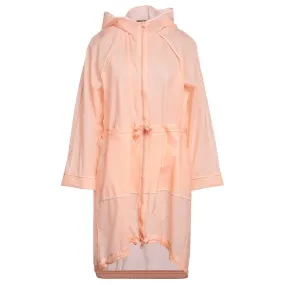 Powder Pink Long Waterproof Jacket