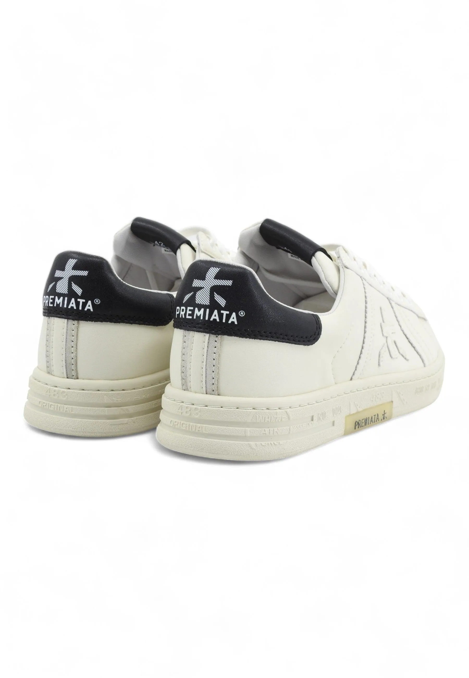 PREMIATA Sneaker Uomo White Black RUSSELL-6066