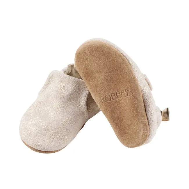 Robeez Soft Soles Pretty Pearl Gold