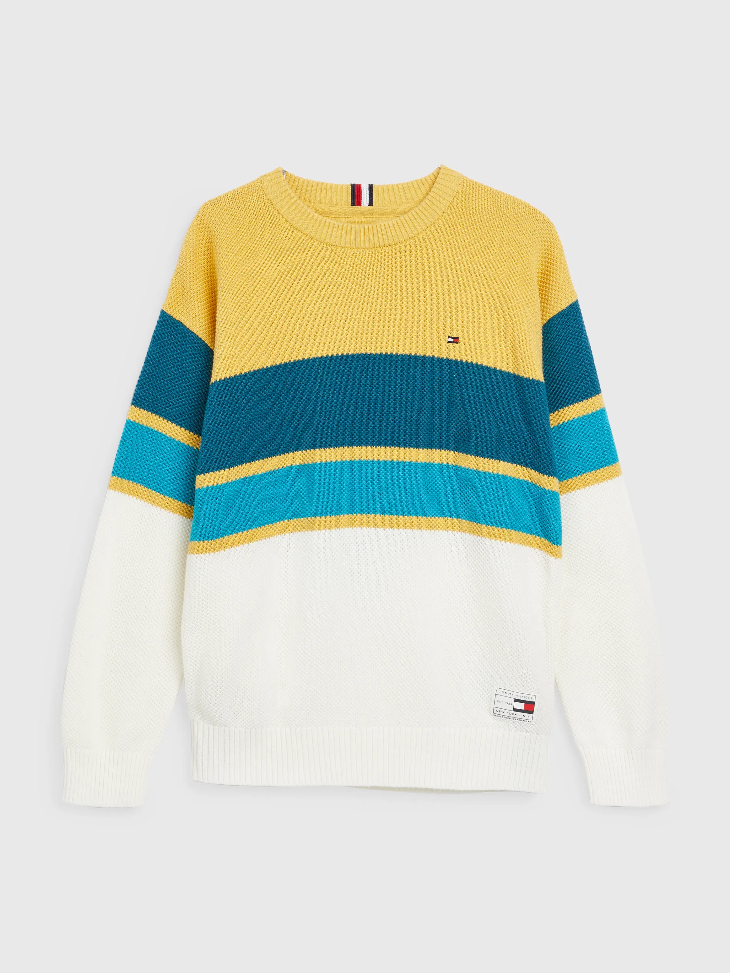 Rugby Stripe Organic Cotton Jumper | Sweatshirts & Hoodies | Tommy Hilfiger