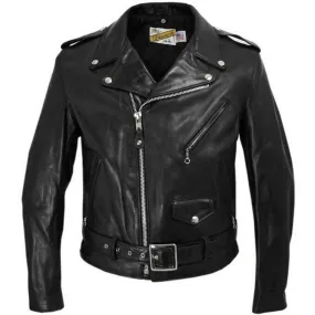 Schott NYC Mens 118 Perfecto Leather Motorcycle Jacket