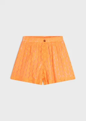 Shorts in macramè