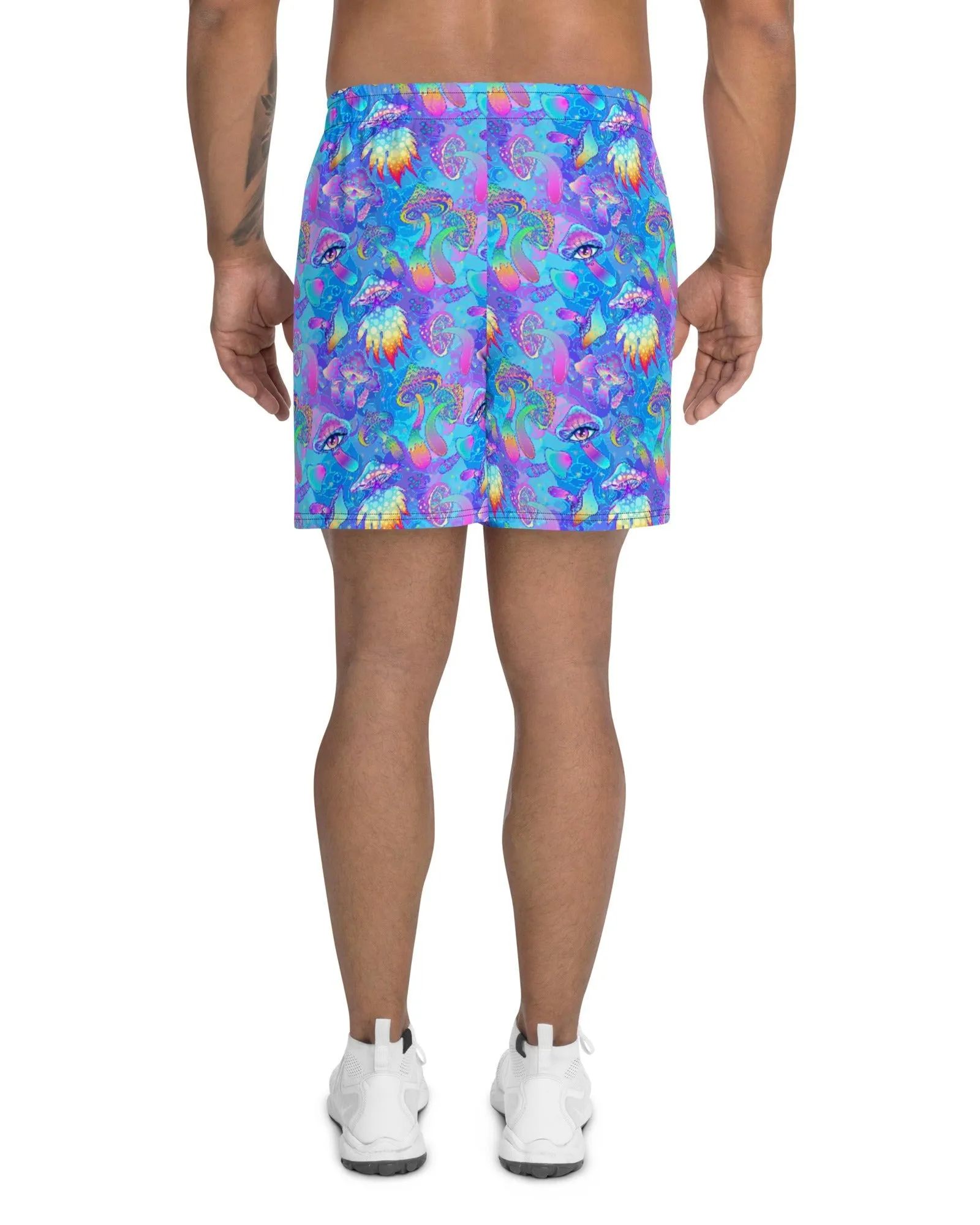 Shroomin Blue Recycled Athletic Shorts