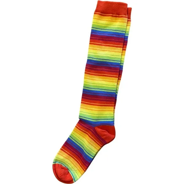 Slugs & Snails Rainbow Striped Knee High Socks