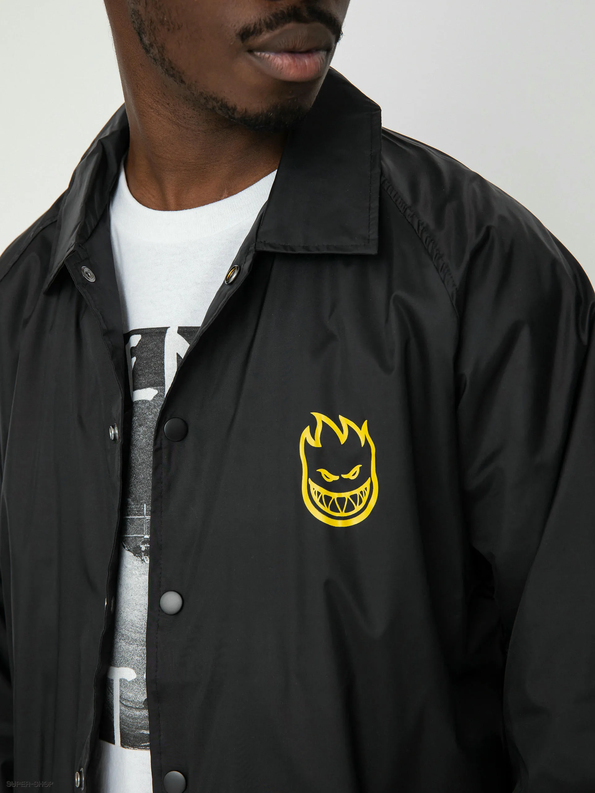 Spitfire Classic Vortex Jacket (black w/yellow prints)