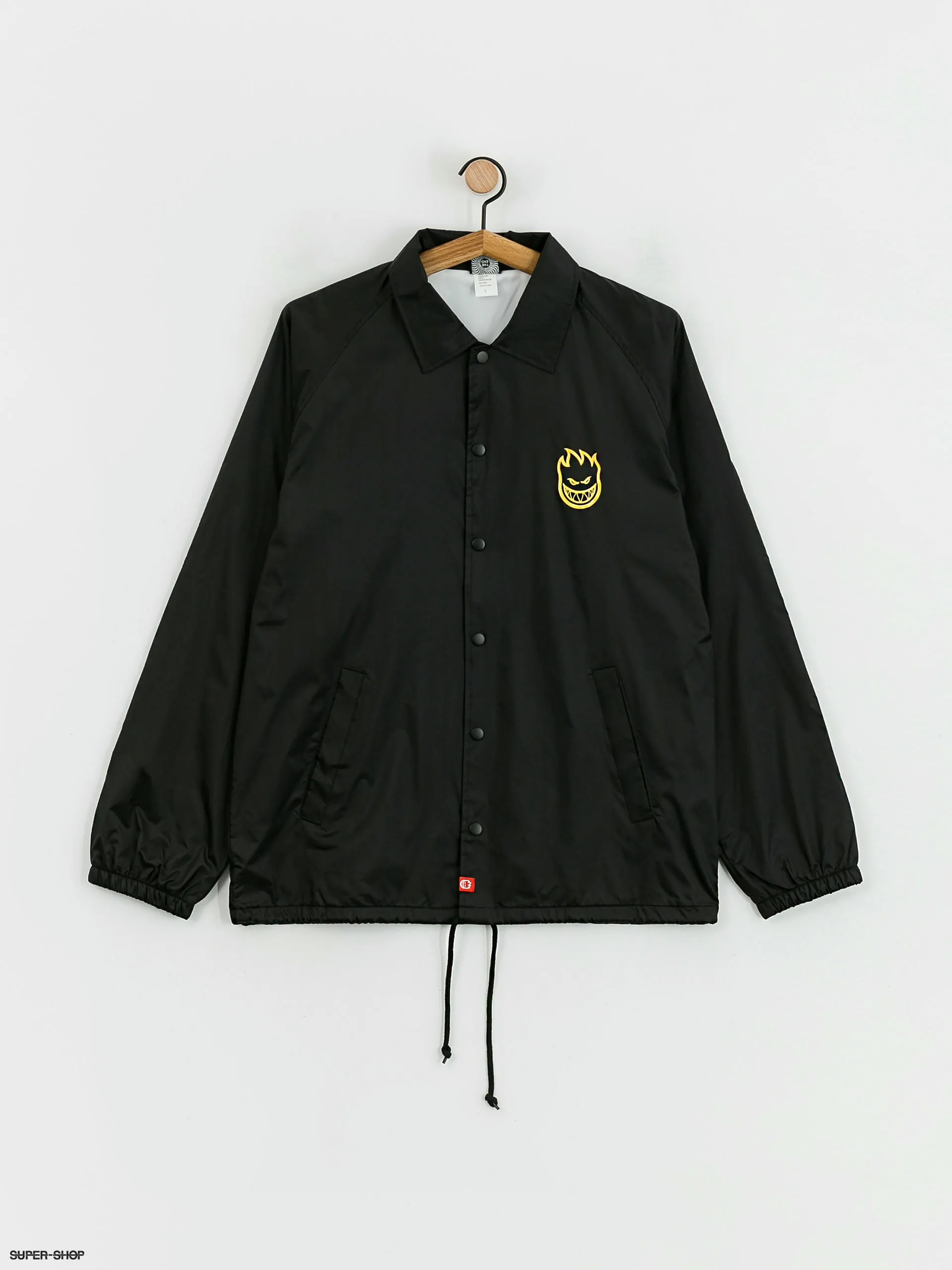 Spitfire Classic Vortex Jacket (black w/yellow prints)