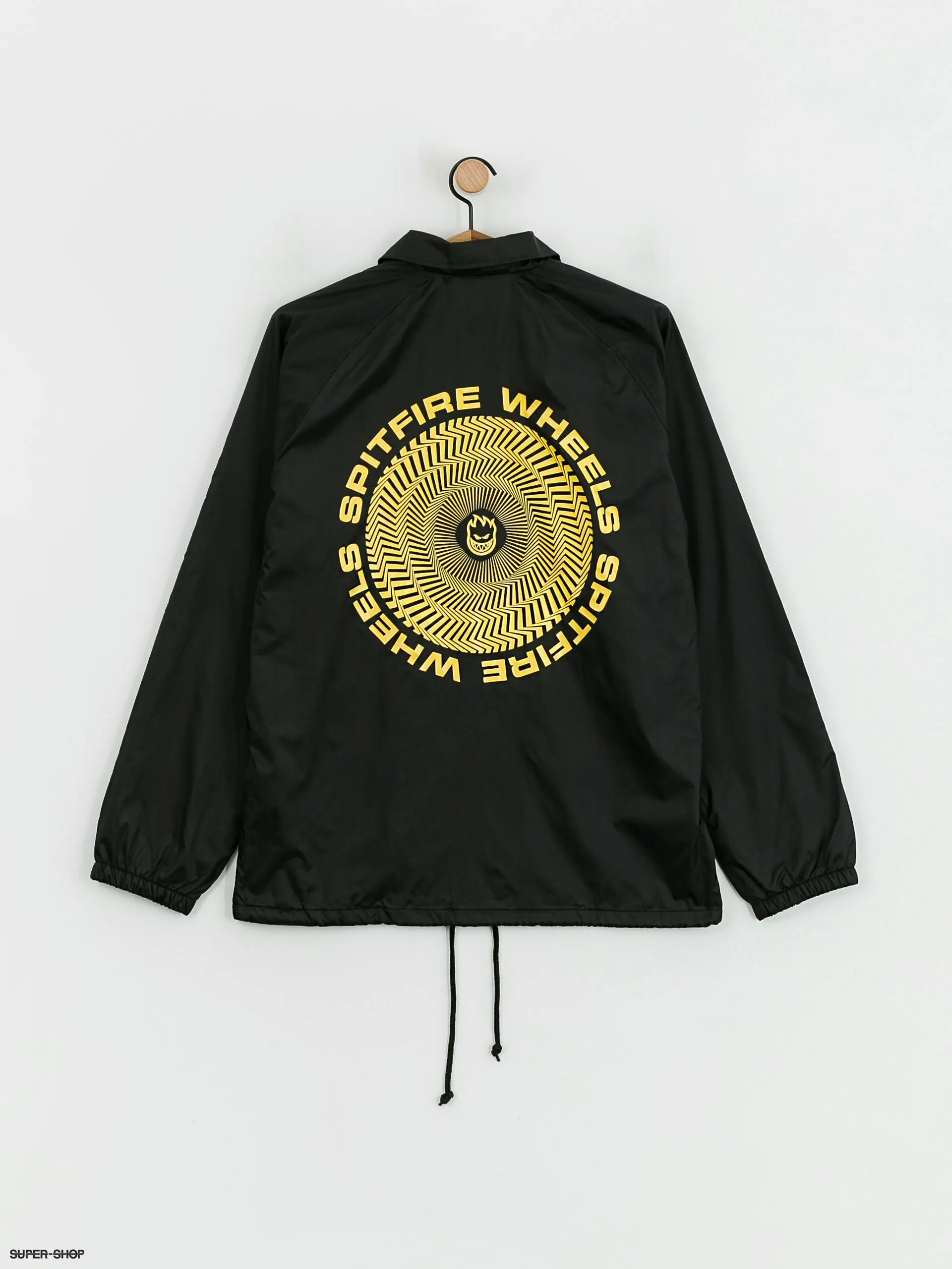 Spitfire Classic Vortex Jacket (black w/yellow prints)