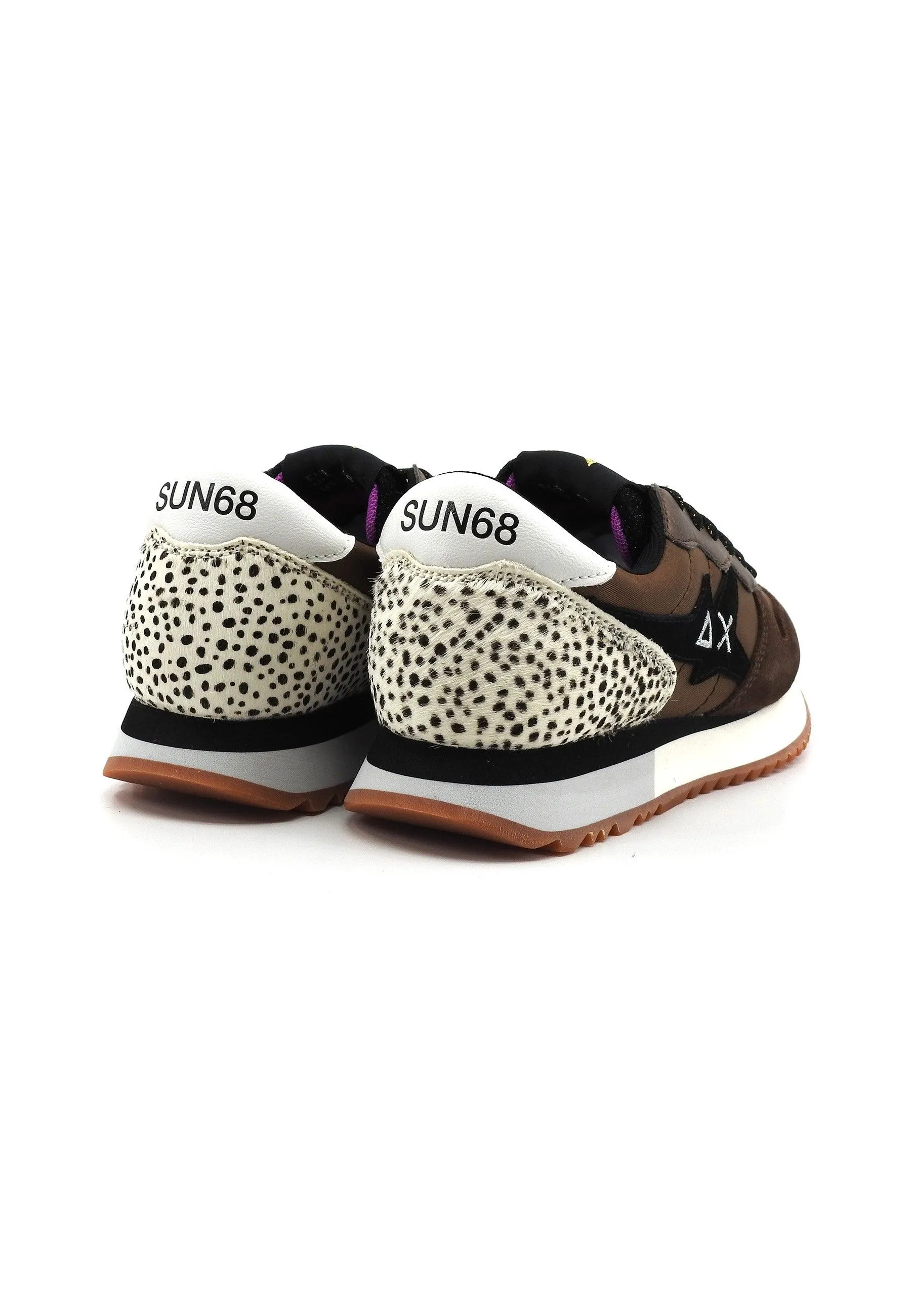 SUN68 Stargirl Animal Sneaker Donna Volpe Marrone Z43211