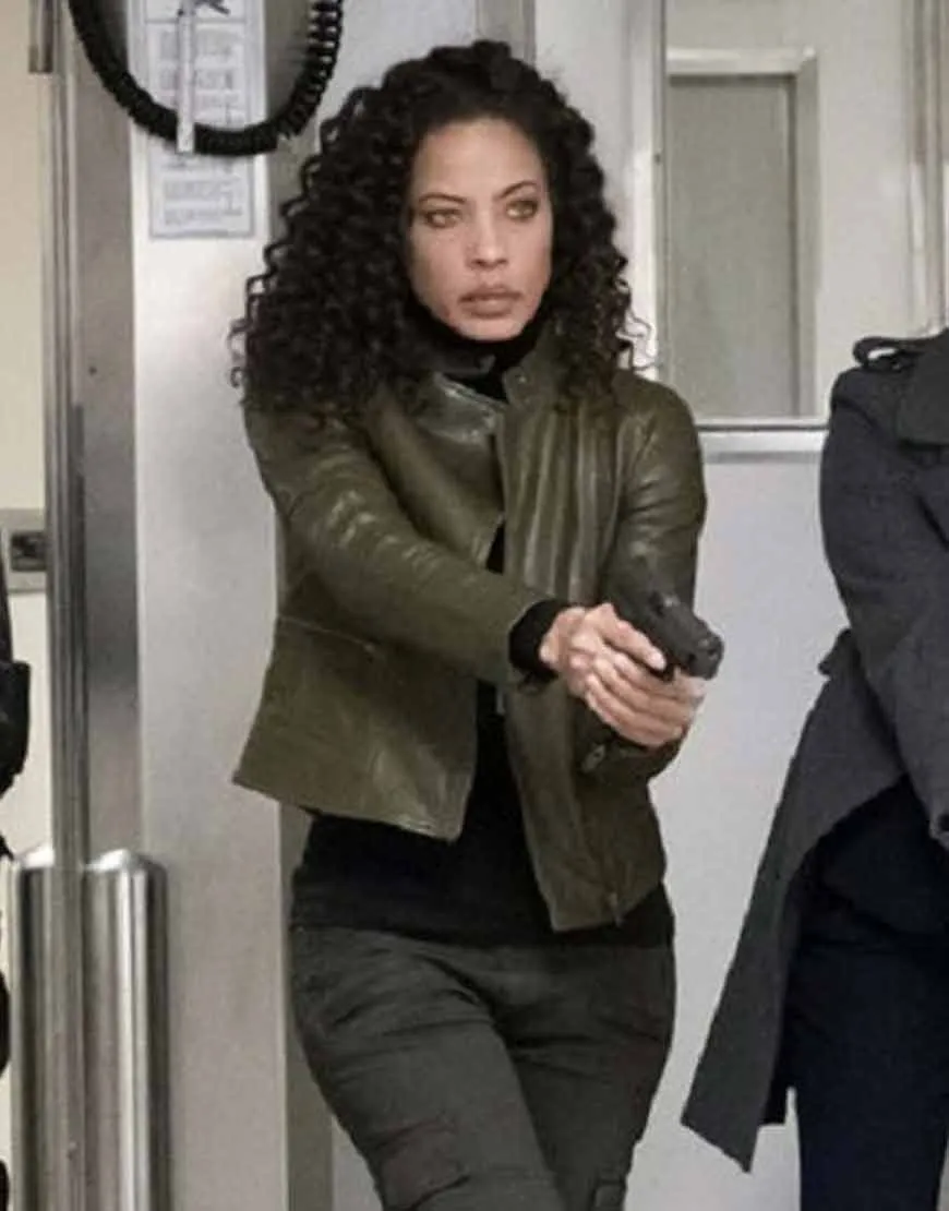 The Blacklist S03 Nez Rowan Jacket | Tawny Cypress Leather Jacket