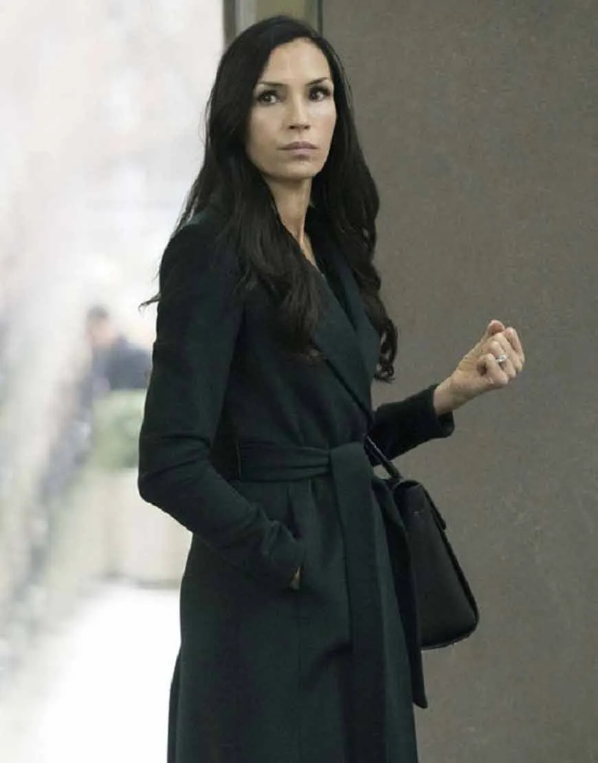 The Blacklist S08 Famke Janssen Coat | Susan Hargrave Trench Coat