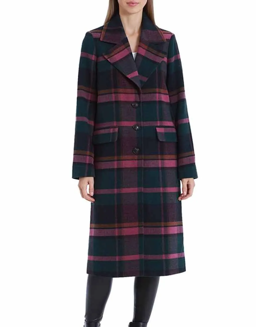 The Bold Type S04 Meghann Fahy Plaid Coat | Sutton Brady Plaid Coat