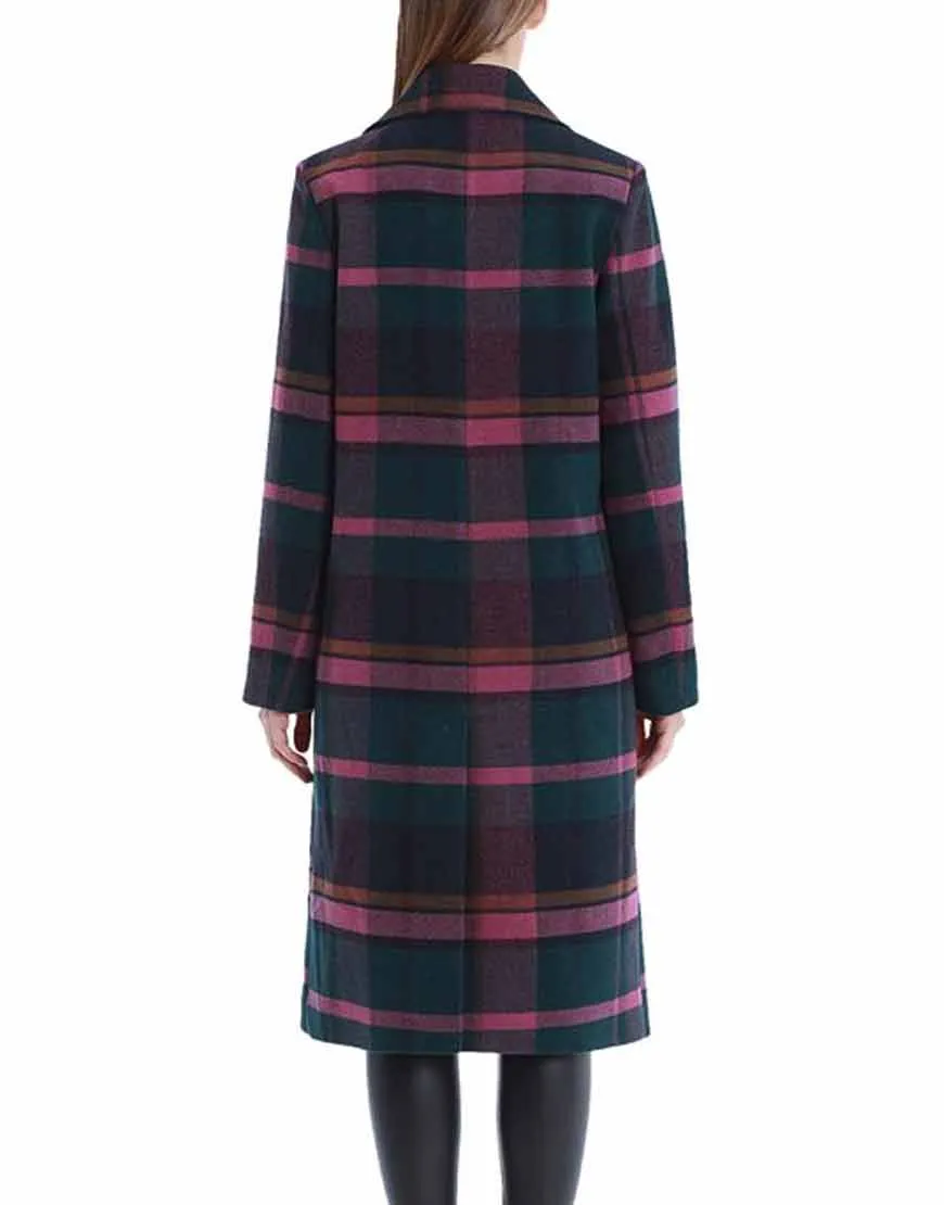 The Bold Type S04 Meghann Fahy Plaid Coat | Sutton Brady Plaid Coat