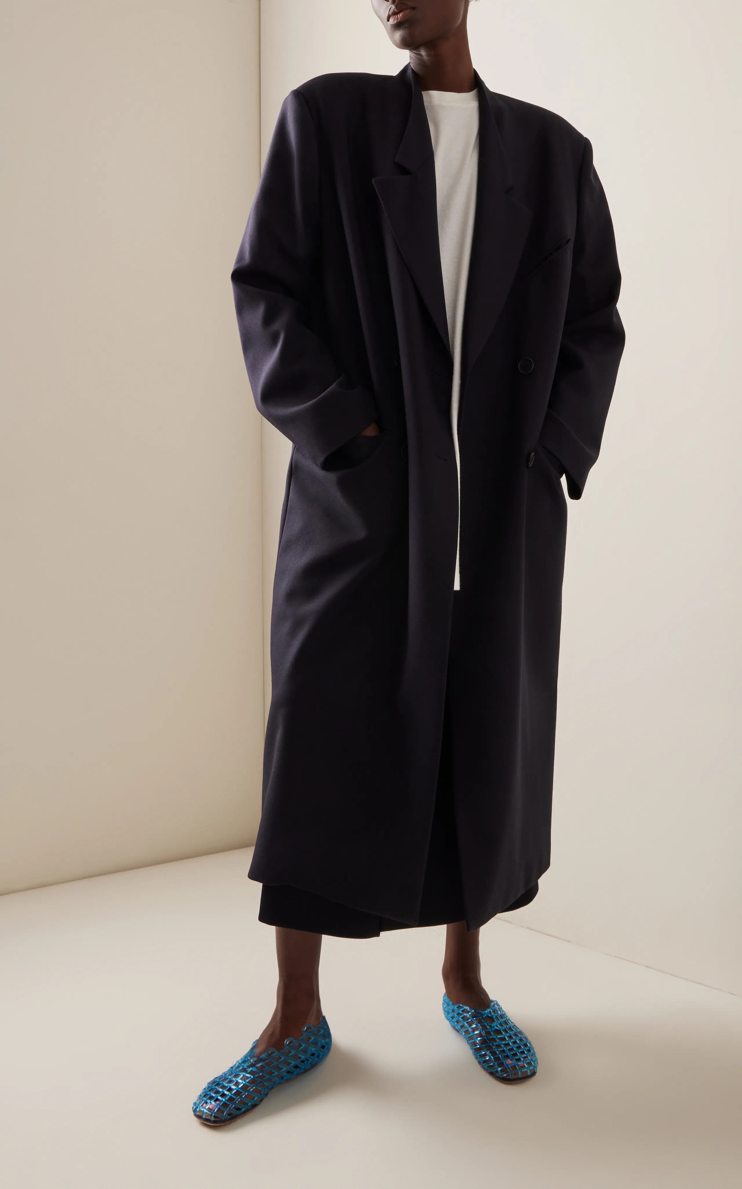 The Row Indra Oversized Wool Coat