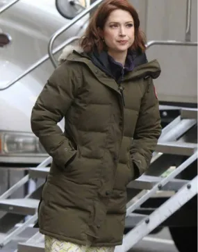 The Stand In Ellie Kemper Puffer Coat | Ujackets.com - 50%OFF