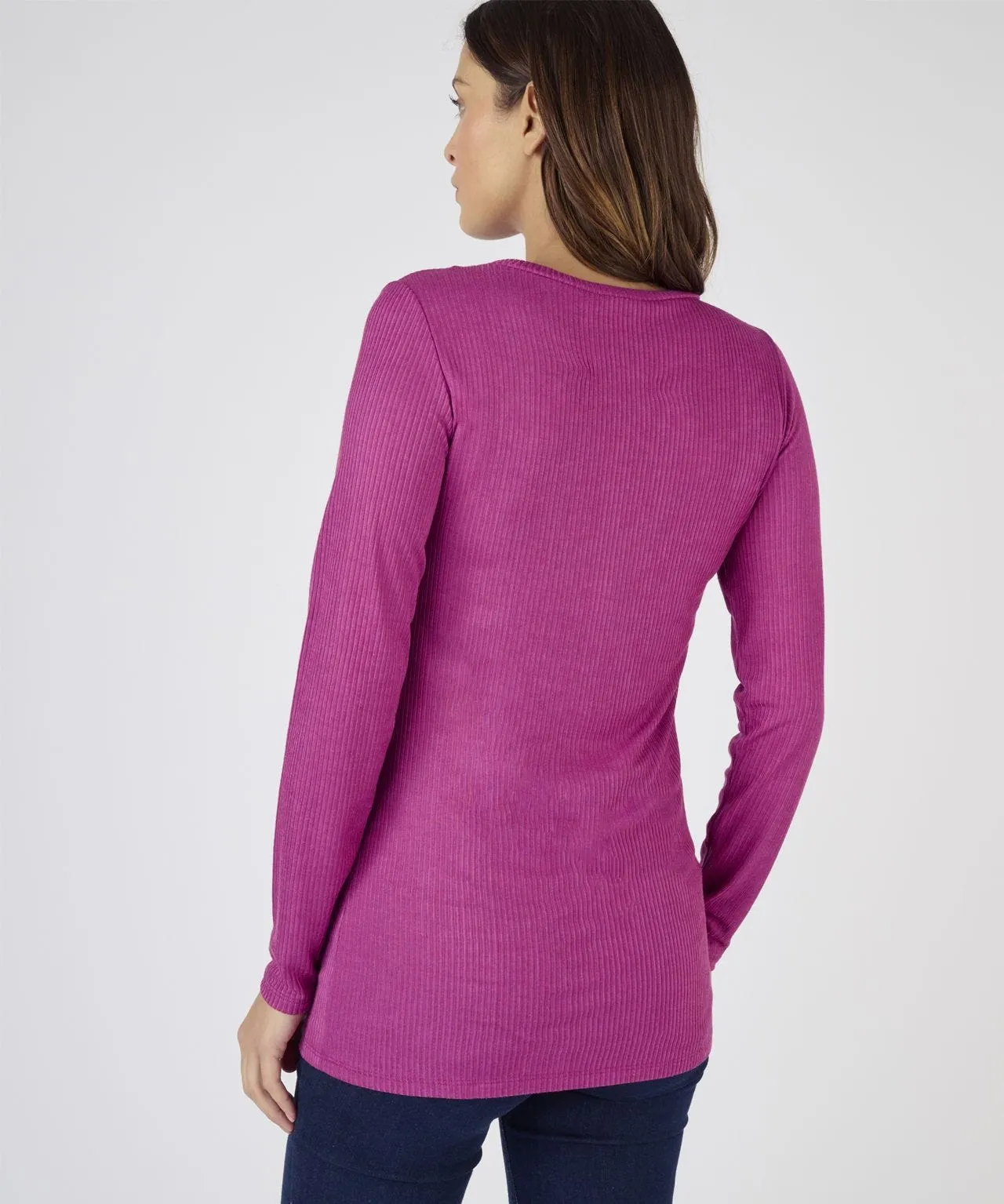 Thermal Long Sleeved Round Neck T-Shirt