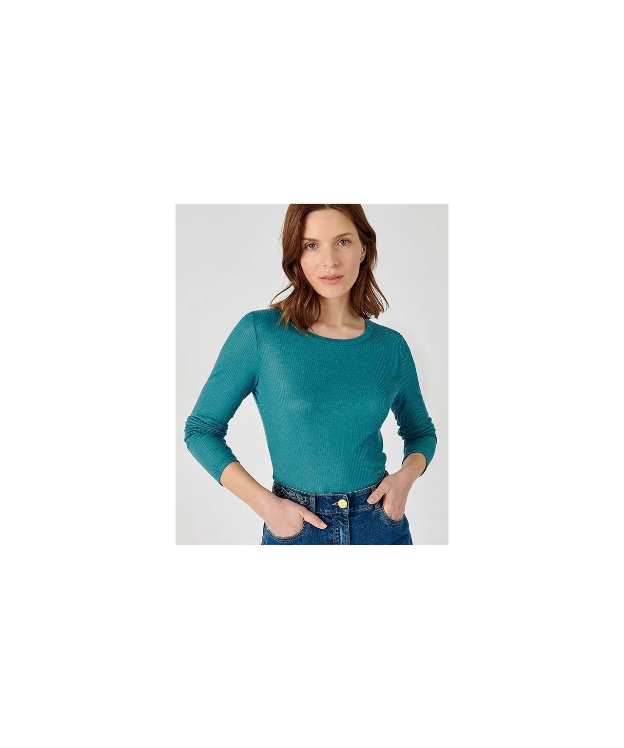 Thermal Long Sleeved Round Neck T-Shirt