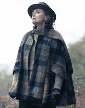 To Olivia 2021 Keeley Hawes Plaid Coat | Patricia Neal Plaid Jacket