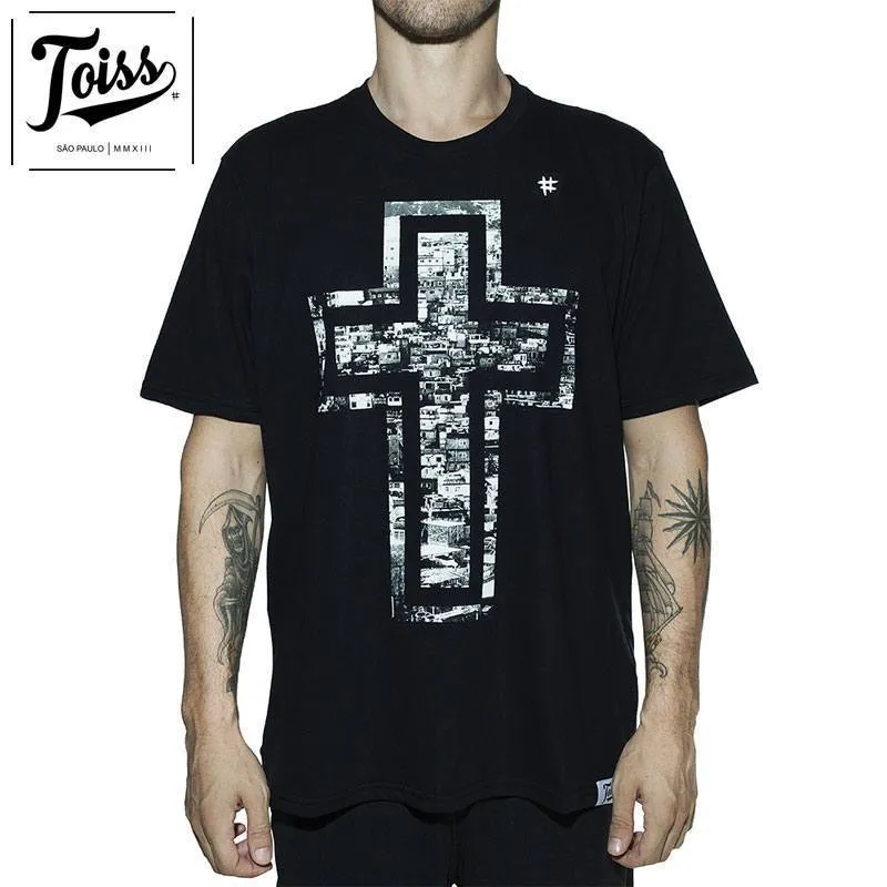 TOISS  |Street Style Plain Cotton Short Sleeves Logo T-Shirts