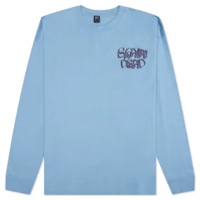 Wine Chomper Long Sleeve - Light Blue