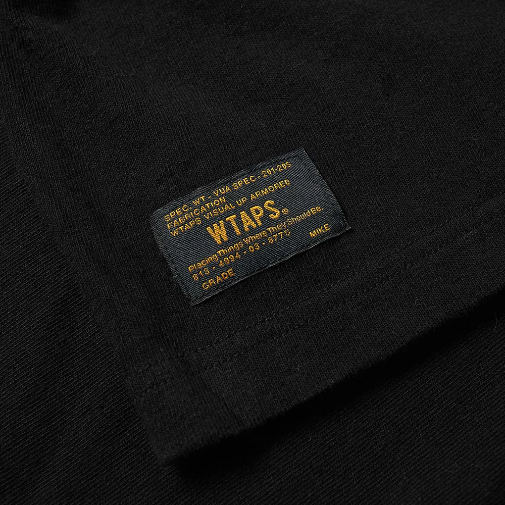 WTAPS Long Sleeve Design Heritage TeeBlack