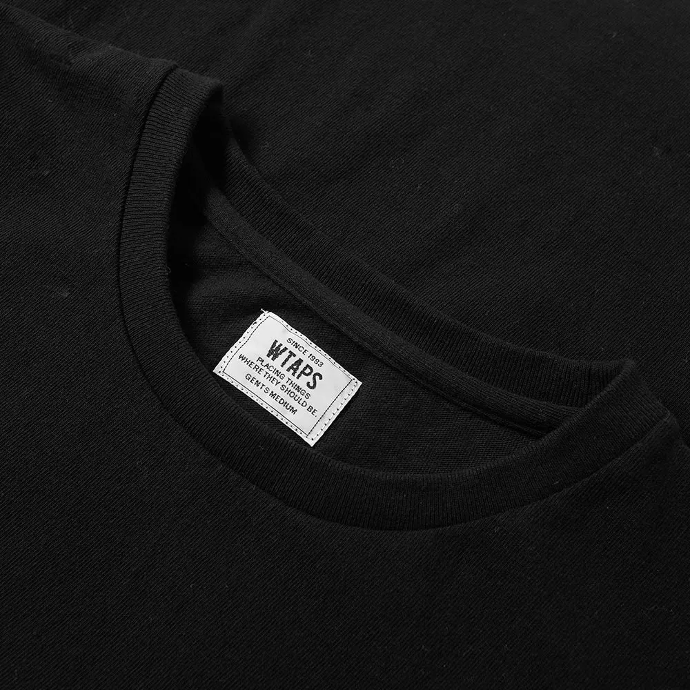 WTAPS Long Sleeve Design Heritage TeeBlack