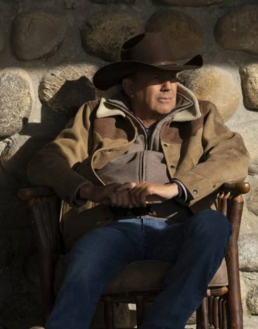 Yellowstone S03 Kevin Costner Shearling Jacket | ujackets.com